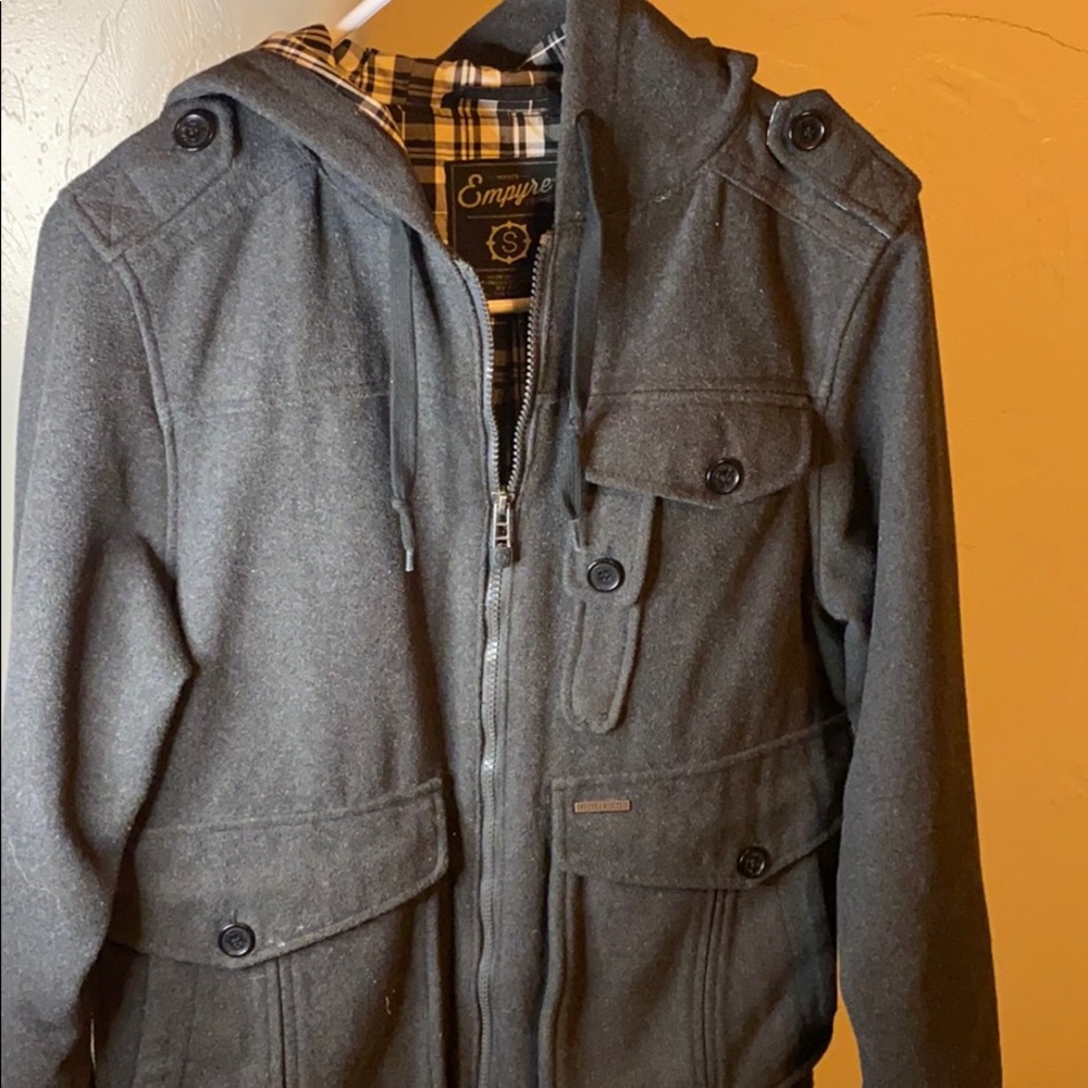 Men’s Dark Grey Cargo style Jacket
